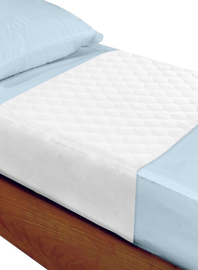 BrightCare Soft Quilted Waterproof Bed Pads for Home Care - Washable Waterproof Underpad - Hospital Bed Size (34 x 36 Inch) - by BrightCare - Image 3